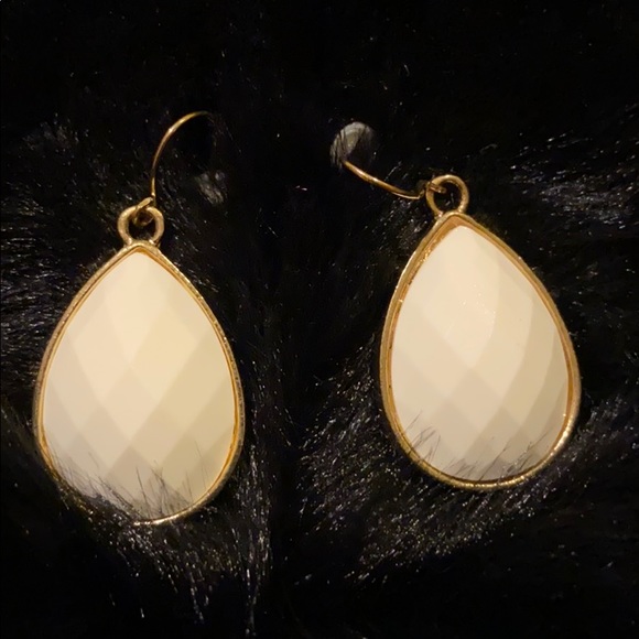 Faceted Tear Drop Earring and Necklace Set - Picture 7 of 8